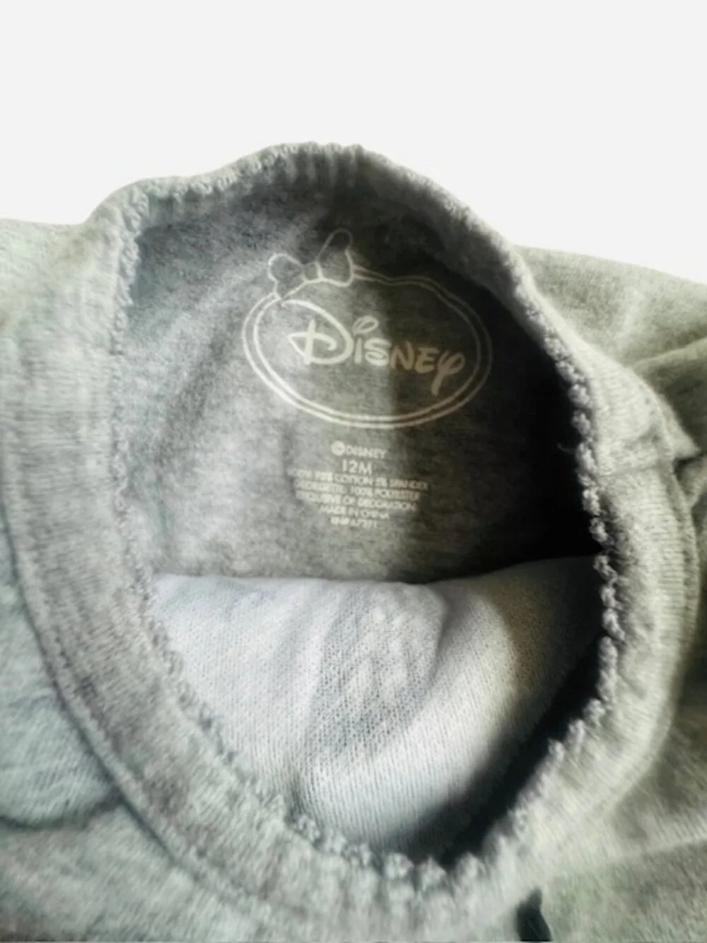 Disney 12 Months MINNIE Sequin Plaid TEE